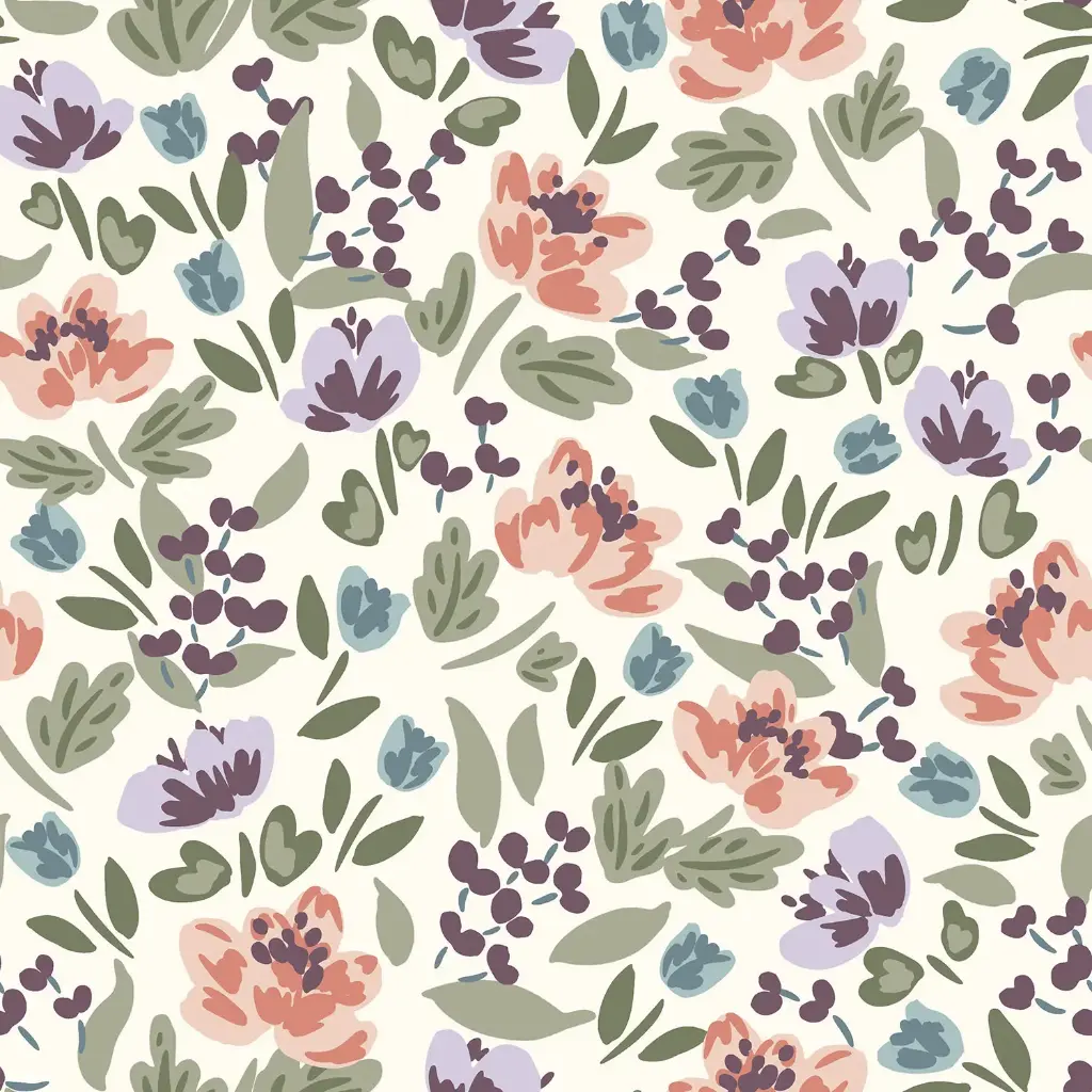 French Terry - Bloemen
