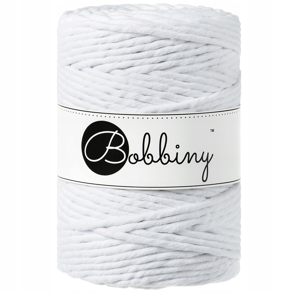 Macrame 5mm - White