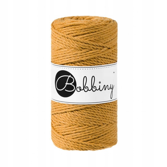 Macrame 3mm - Mustard - ropes 3PLY