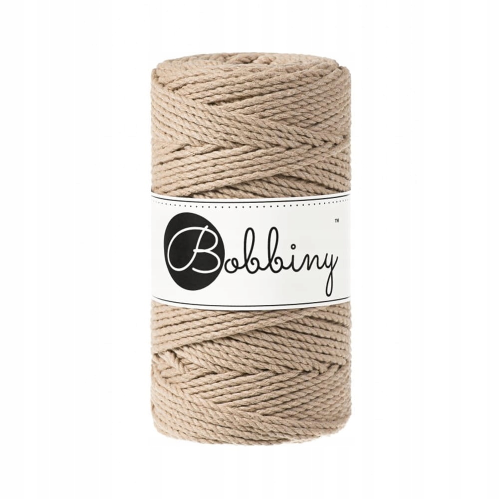Macrame 3mm - Sand - ropes 3PLY