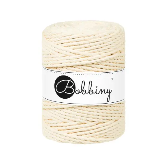 Macrame 5mm - Butter yellow - ropes 3PLY
