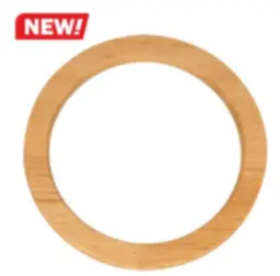 Houten handvaten rond