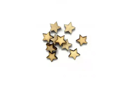 [gw1cm-10szt] HOUTEN STER 1CM