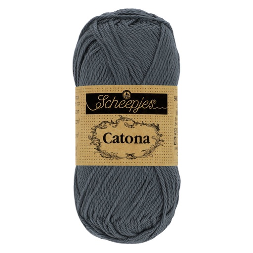 [1678-392] Scheepjes Catona 50g - 393 Charcoal