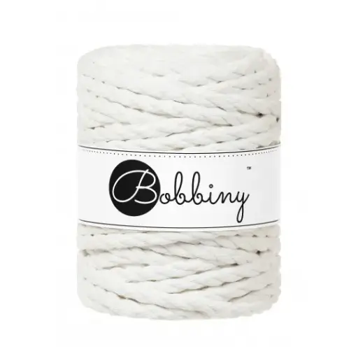 [TL-E016] Macrame 9mm - Off White - ropes 3PLY