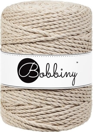[TX-E068] Macrame 5mm - Golden Beige LE - ropes 3PLY
