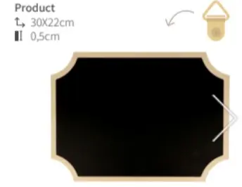 [14003334] Krijtbord etiket